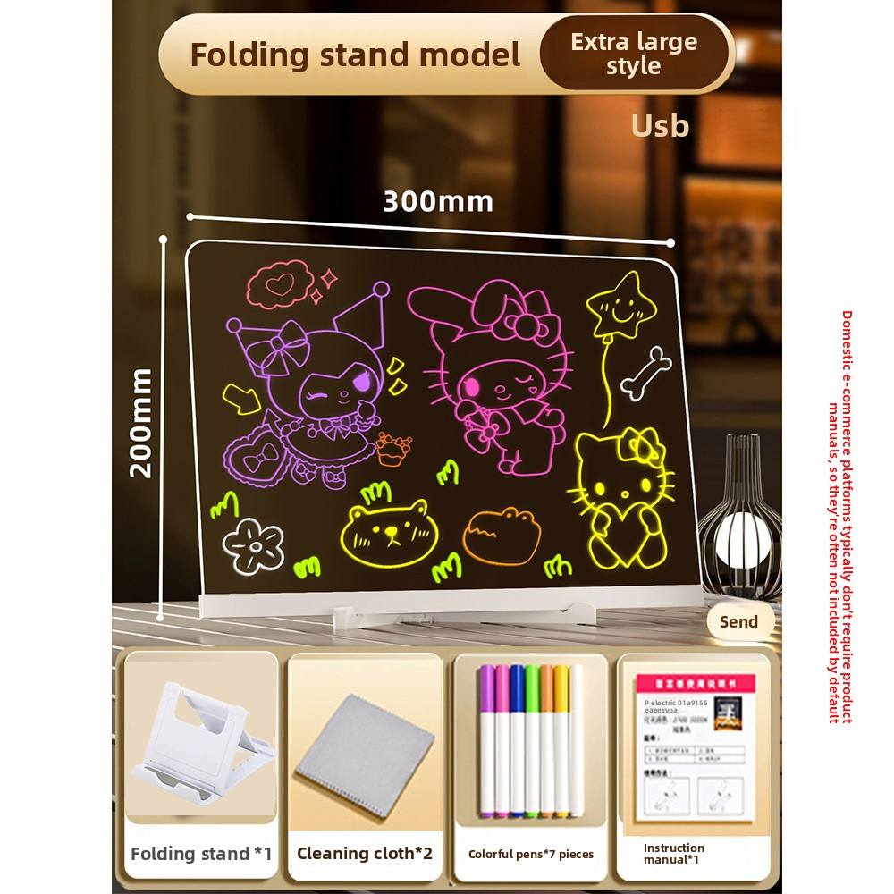 Luminous writing board