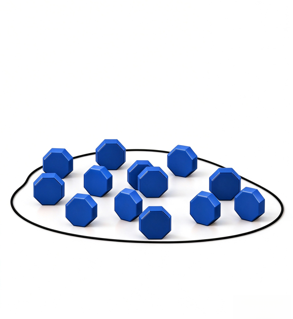 Magnetic Chess 3.4cm Large Yellow 20 Piece Set