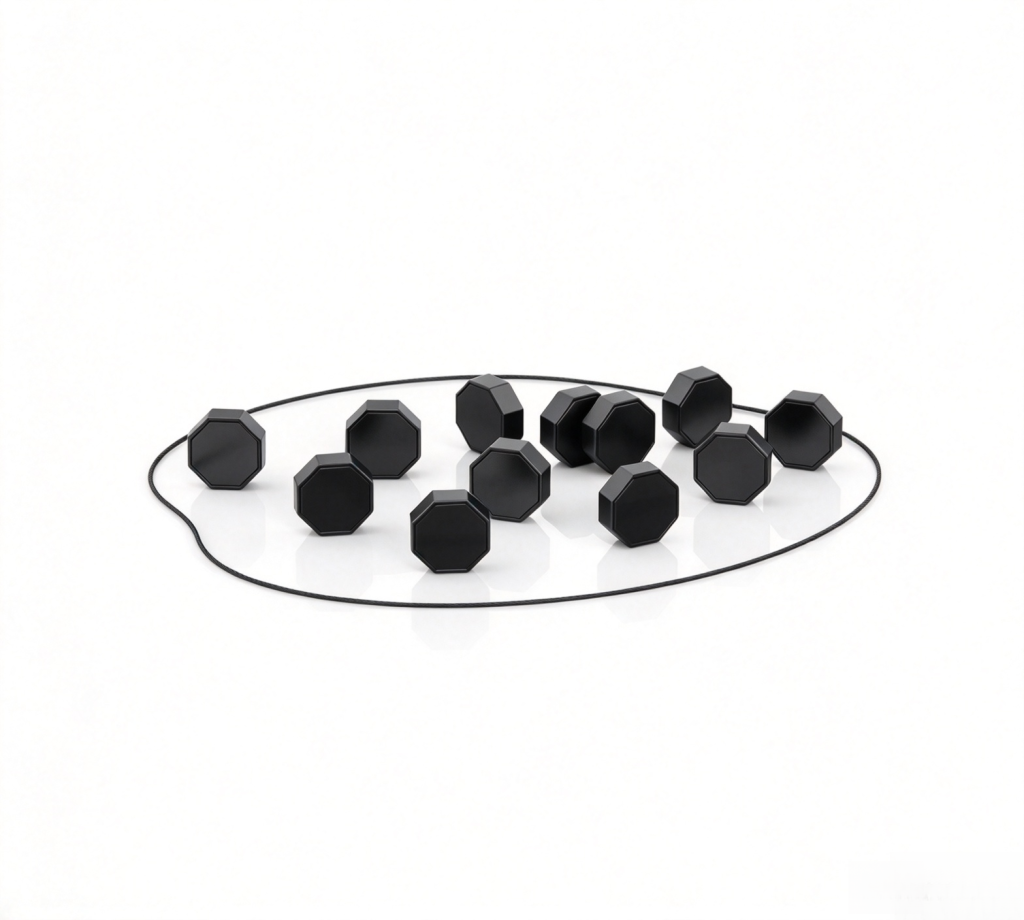 Blue magnetic chess injection molded version