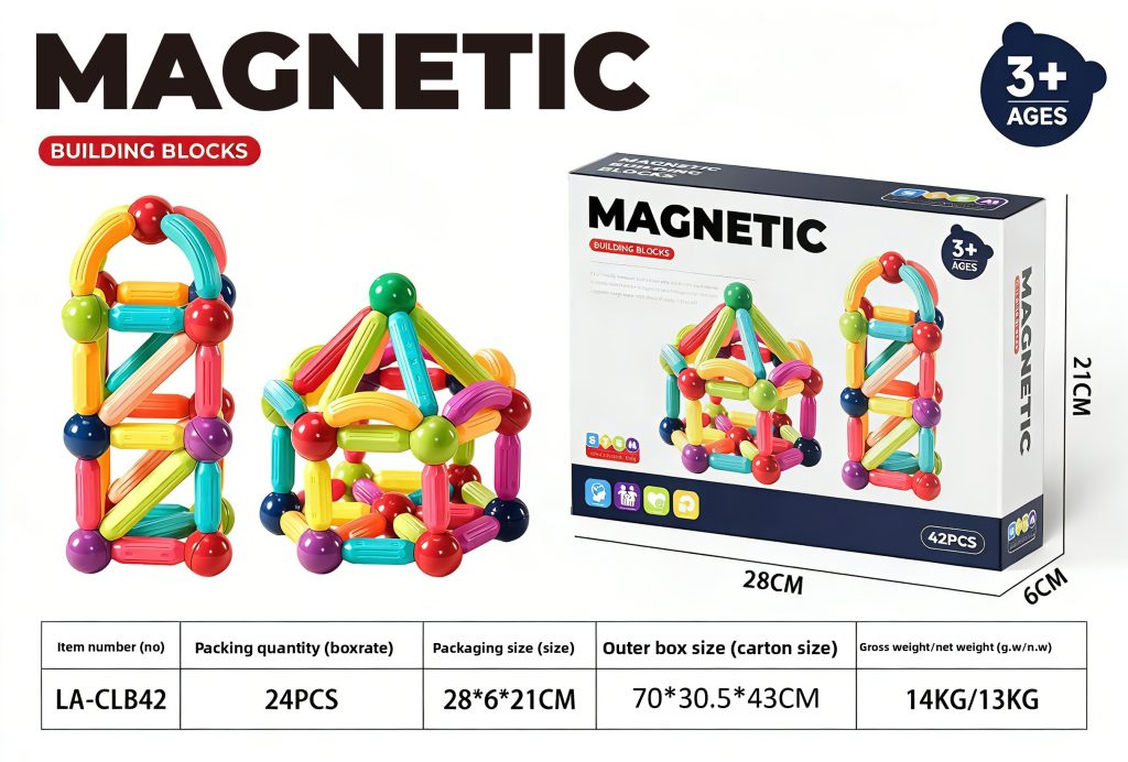 Building Block Magnetic Rods