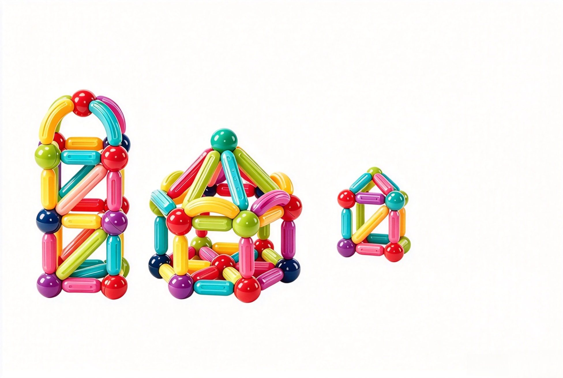 Building Block Magnetic Rods
