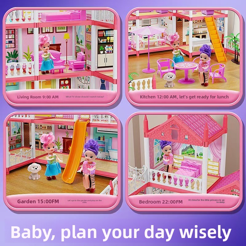 DIY Princess House, Girl’s Play, Toy Doll House, Castle