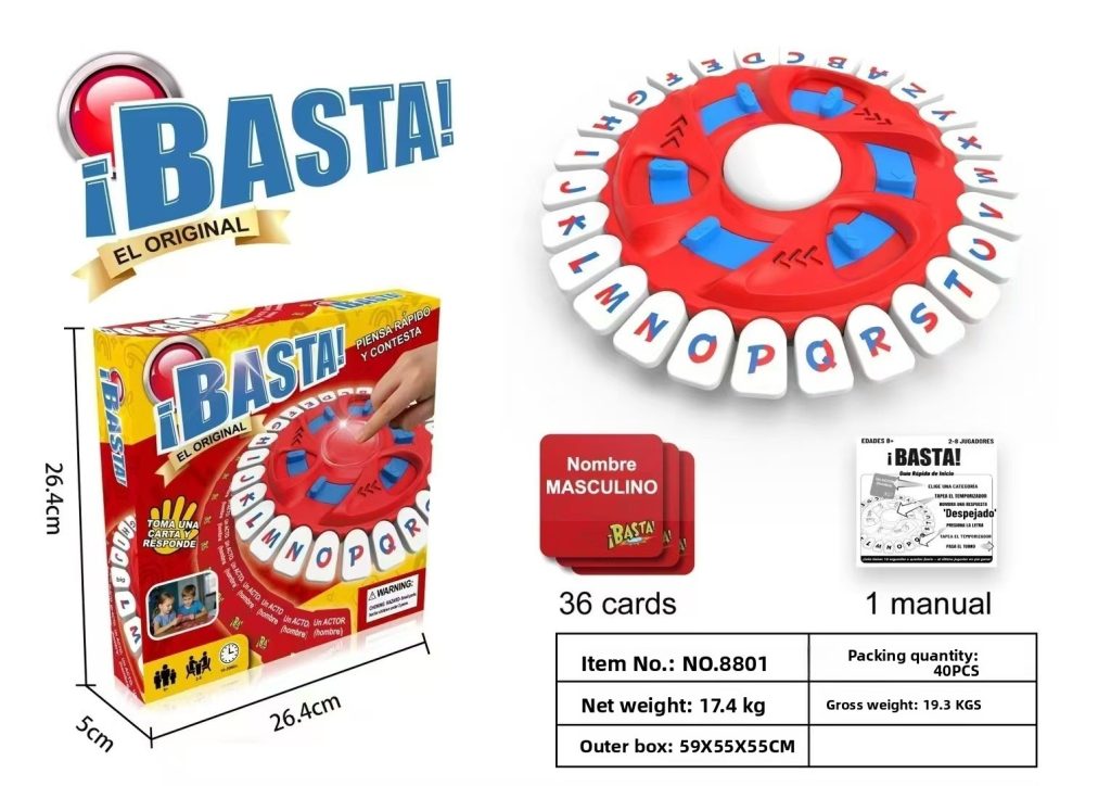 Alphabet board game board game
