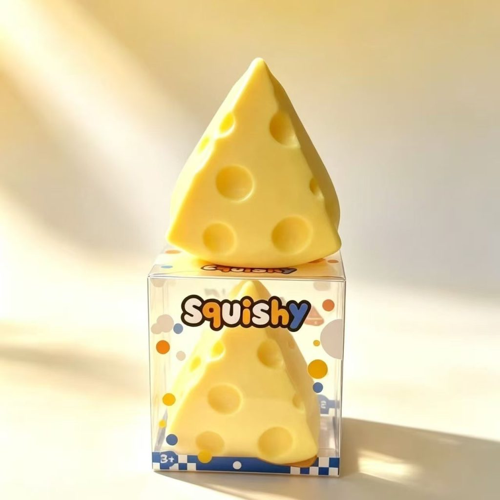 Cheese Pinching and Relaxation Toy