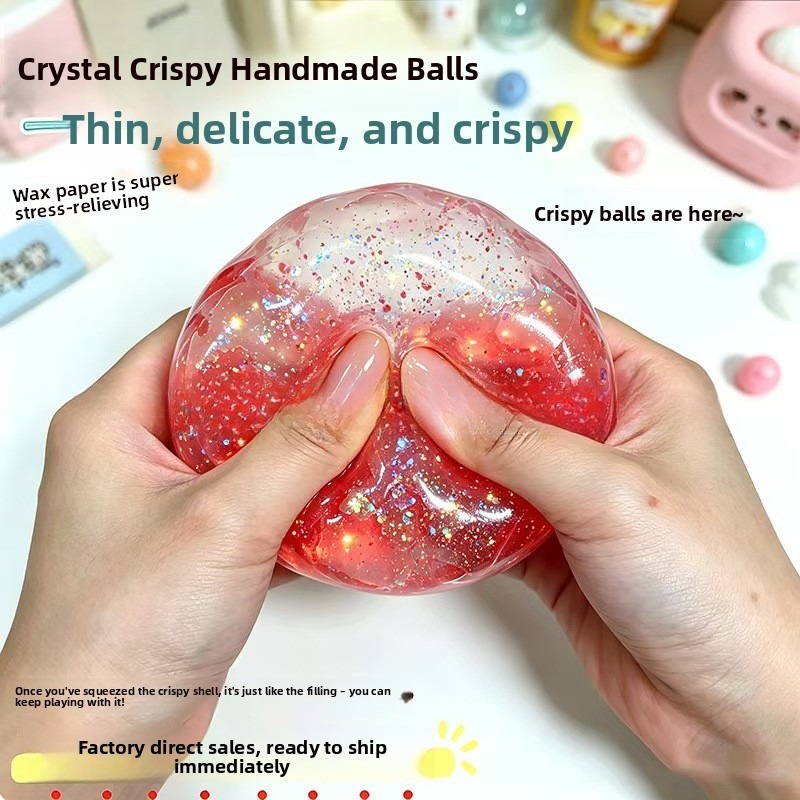 Crystal Crispy Ball Pinching and Relaxing Toy