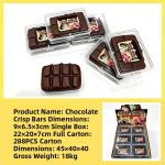 Crispy chocolate board kneading toy for stress relief