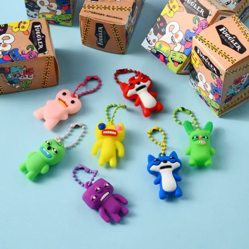 Cute little monster doll blind box keychain