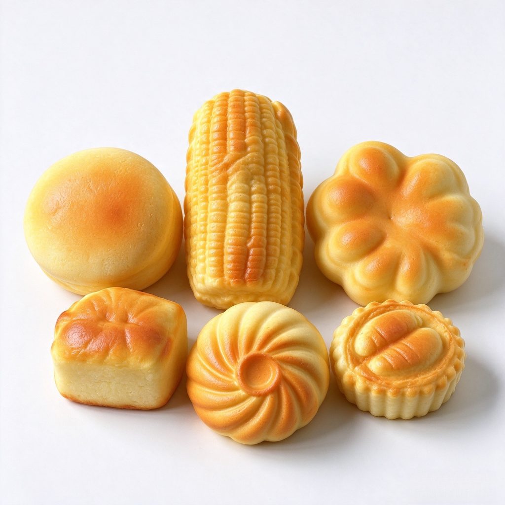 Simulated food bread kneading music