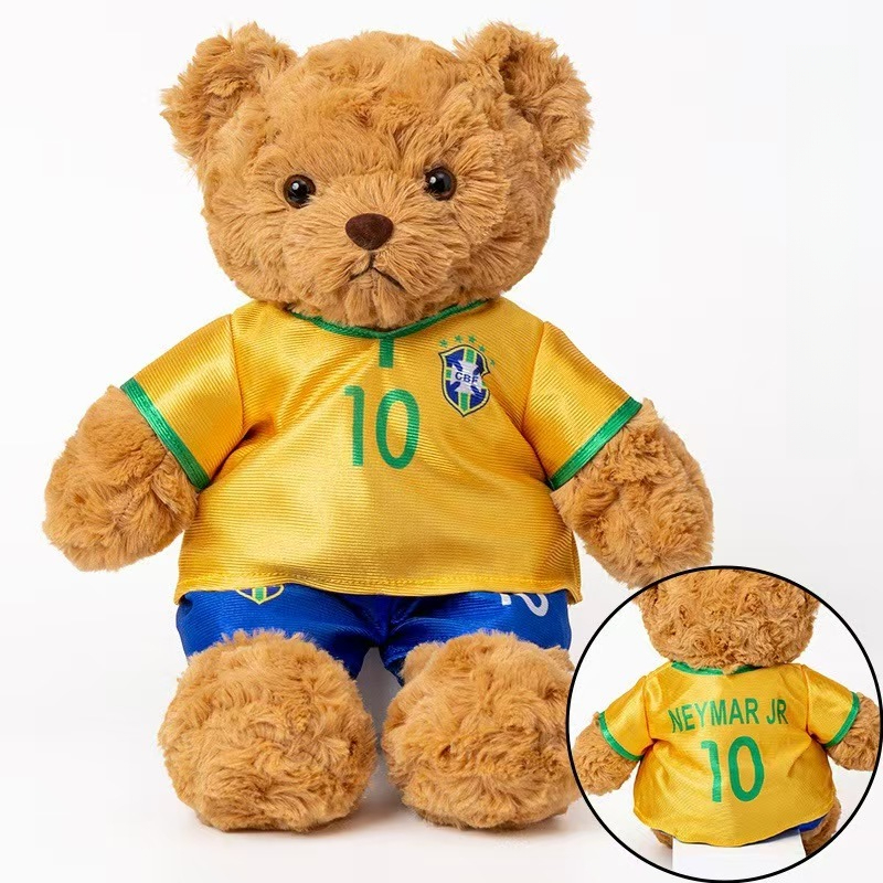 Teddy Bear Football World Cup Basketball Doll