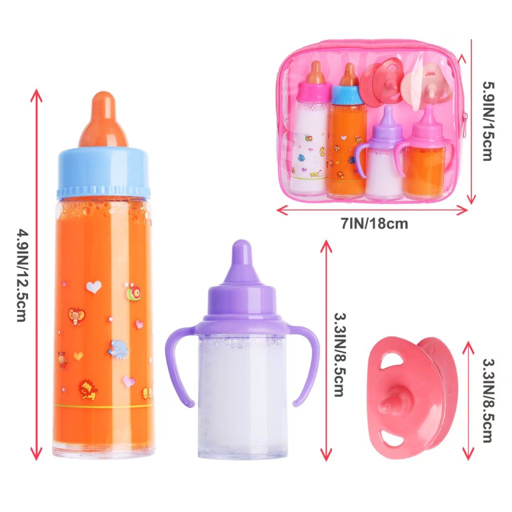 Bottle doll feeding set 6-piece set