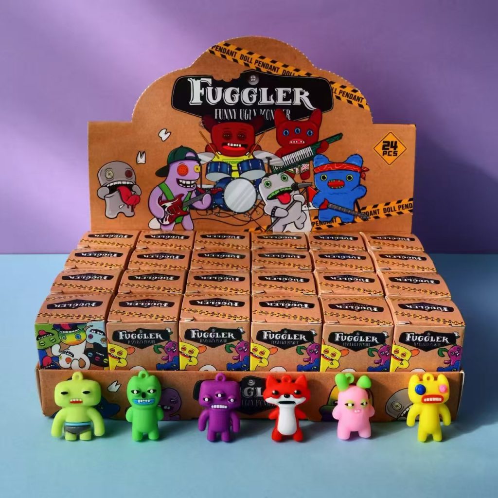 Cute little monster doll blind box keychain