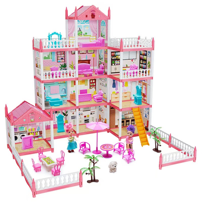 DIY Princess House, Girl’s Play, Toy Doll House, Castle